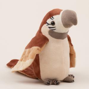 Adorable Brown Parrot Plush