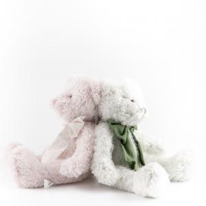 Bow-Tie Teddy Bear, Pastel Bear Stuffed Toy 