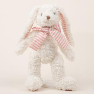 Charming White Bunny/Teddy with bow