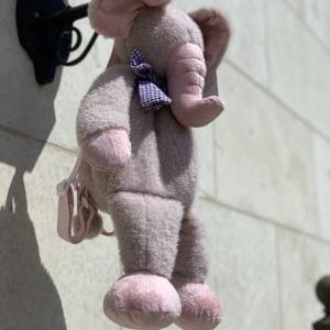 Cute Bow-Tie Elephant Plush Toy Shoulders Bag