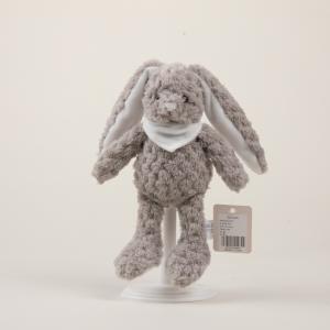 Cute bunny plush toy with scarf