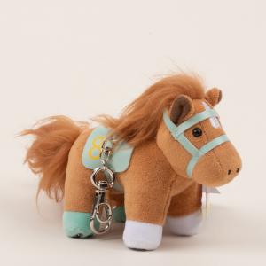 Cute pony plush toy keychain