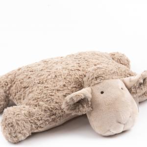 Fluffy Sheep Plush Pillow, Large Stuffed Sheep Cushion Toy