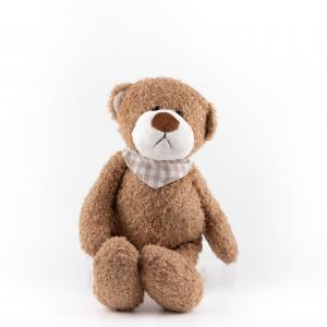 Gingham Bandana Teddy Bear Plush