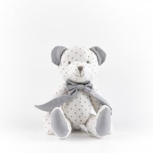 Gingham Bow Teddy Bear Cotton