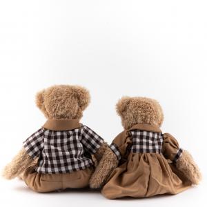 Gingham Outfit Teddy Bear Plush