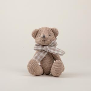 Knitted Brown Teddy Bear