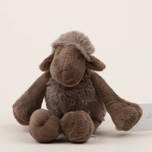 Long haired sheep doll