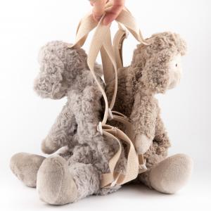  Multi-Color Sheep Plush, Soft & Cuddly Backpack-Accent Sheep Stuffed Toy