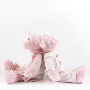 Polka Dot Outfit Teddy Bear Plush