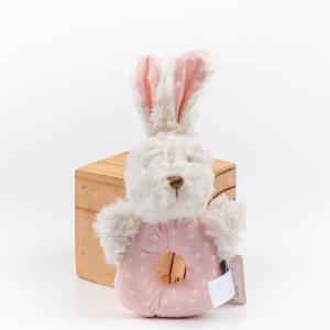 Premium Baby Rattle, Soft Stuffed with Textured Fur & Playful Design