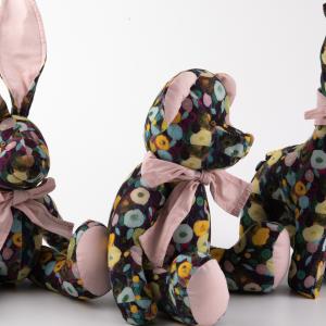 Premium Floral style Plush Toy Set, Fashionable Teddy Bear, Bunny,Giraffe 