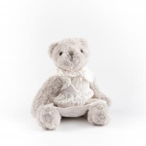 Premium Lace-Accent Teddy Bear, Soft Stuffed Bear 