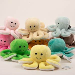 Premium Textured Octopus Plush colorful