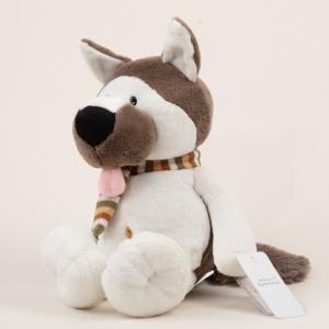 Short haired plush dog doll