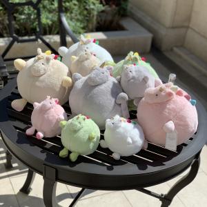 Soft Ball-Shaped Unicorn Plush, Huggable Fantasy Animal Toy