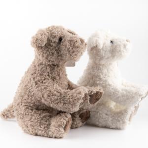 Soft Curly Dog Stuffed Animals, Huggable Textured Dog 