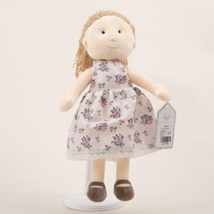 Soft Floral - Patterned Girl Doll