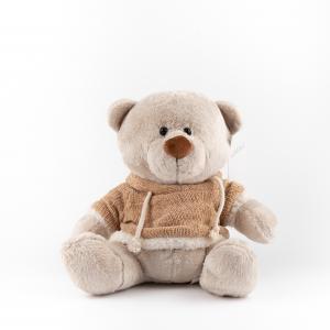 Soft Fluffy Teddy Bear Stuffed Animal, Huggable Sweater-Accent Bear Doll