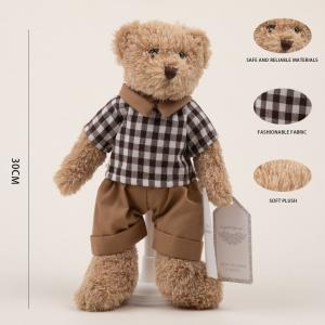 Wearing browm clothes teddy bear