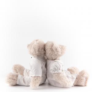 White Outfit Dressed Plush Teddy Bear Collection